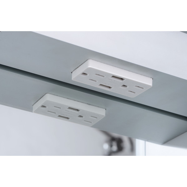 ALFI brand ABMC2432 24" x 32" Single Door LED Light Medicine Cabinet