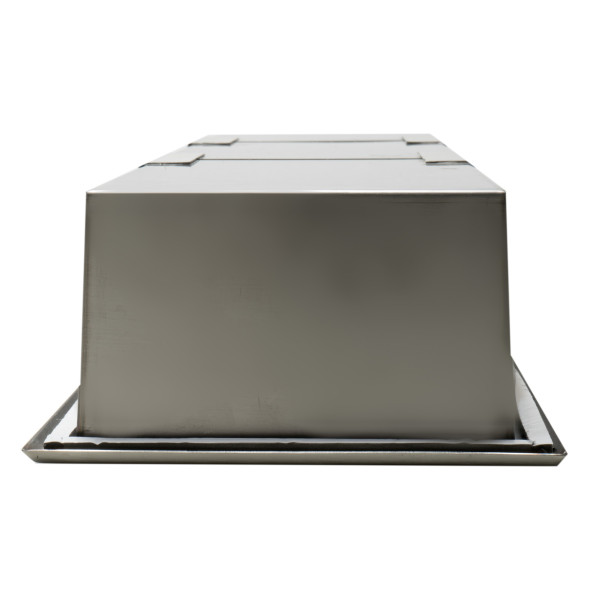 ALFI brand ABN0836 8" x 36" Vertical Triple Shelf Stainless  Bath / Shower Niche