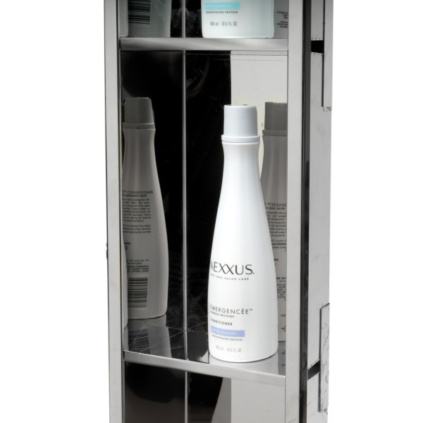 ALFI brand ABN0836 8" x 36" Vertical Triple Shelf Stainless  Bath / Shower Niche