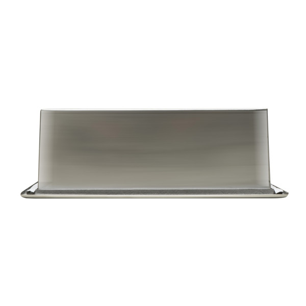 ALFI brand ABN1224 12" x 24" Vertical Double Shelf Stainless Bath/Shower Niche