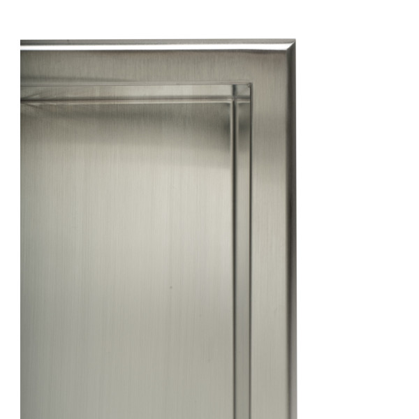 ALFI brand ABN1616 16" x 16" Square Single Shelf Stainless  Bath / Shower Niche