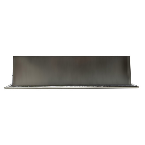 ALFI brand ABN1616 16" x 16" Square Single Shelf Stainless  Bath / Shower Niche