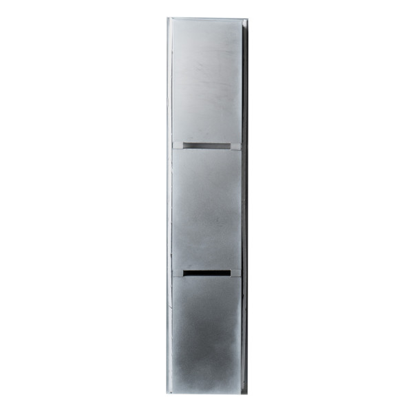 ALFI brand ABNC0836 8" x 36" Black or White Matte Stainless Triple Shower Niche