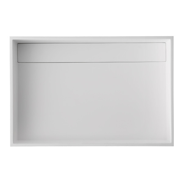 ALFI brand ABRS2014BM Black Matte 20" x 14" Solid Surface Resin Sink