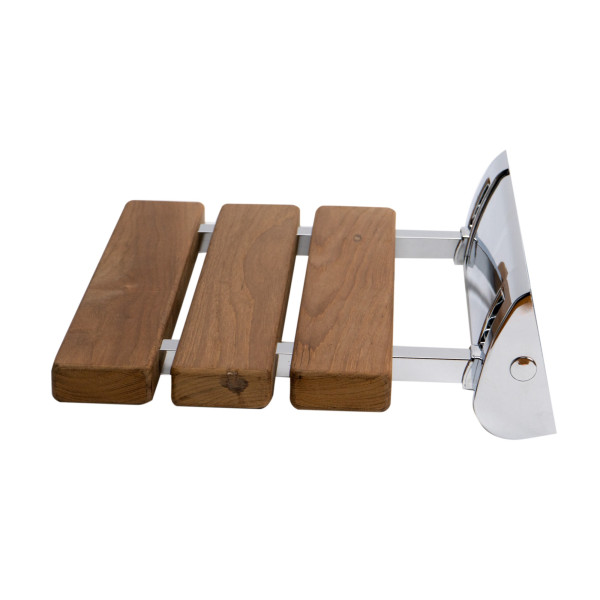 ALFI brand ABS14 14 Inch Folding Teak Wood Shower Seat Bench
