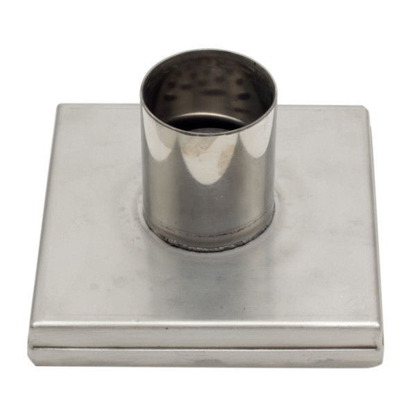 ALFI brand ABSD55B 5"x5" Square Stainless Shower Drain w/ Solid Cover