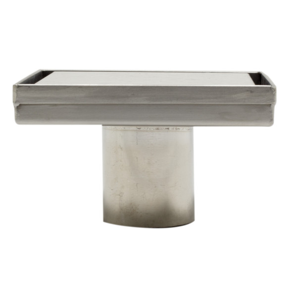 ALFI brand ABSD55B 5"x5" Square Stainless Shower Drain w/ Solid Cover