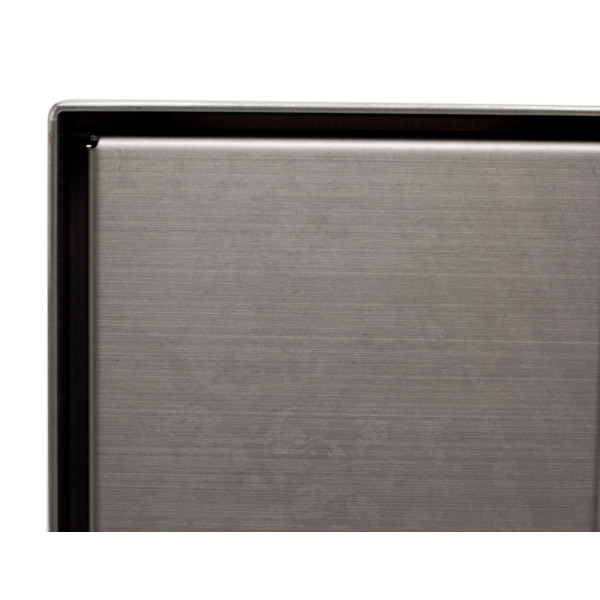 ALFI brand ABSD55B 5"x5" Square Stainless Shower Drain w/ Solid Cover