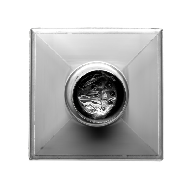 ALFI brand ABSD55B 5"x5" Square Stainless Shower Drain w/ Solid Cover