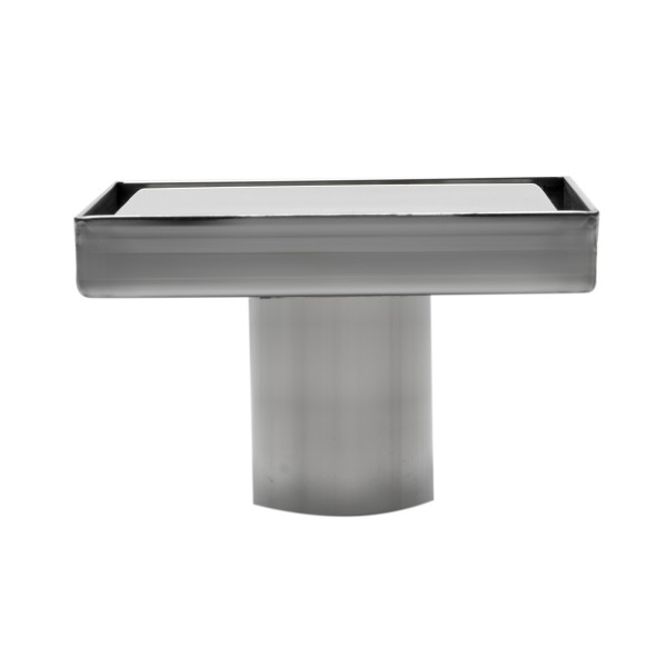 ALFI brand ABSD55B 5"x5" Square Stainless Shower Drain w/ Solid Cover