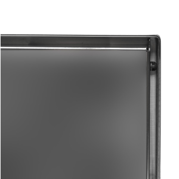 ALFI brand ABSD55B 5"x5" Square Stainless Shower Drain w/ Solid Cover