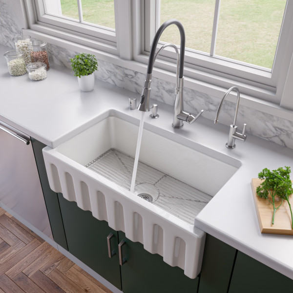 ALFI brand ABST35 3 1/2" Brushed or Polished Basket Strainer Drain