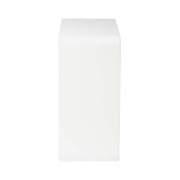 ALFI brand ABST55 White Matte Solid Surface Resin Bathroom / Shower Stool