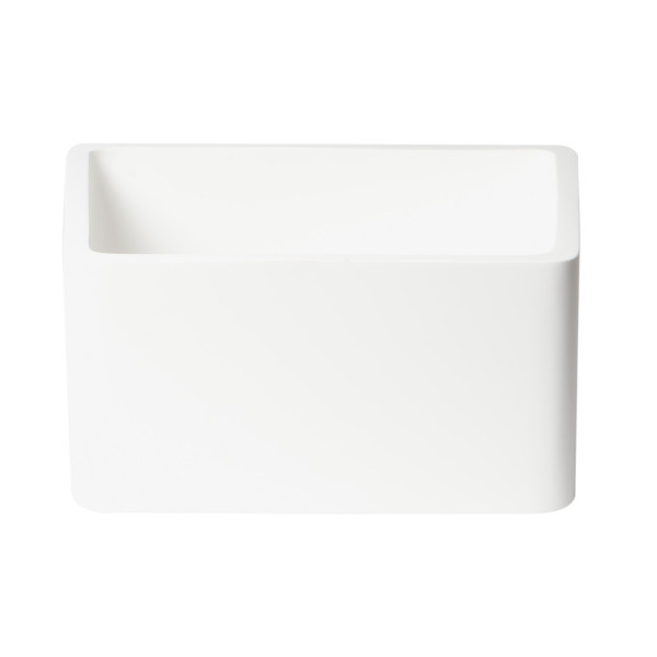 ALFI brand ABST55 White Matte Solid Surface Resin Bathroom / Shower Stool