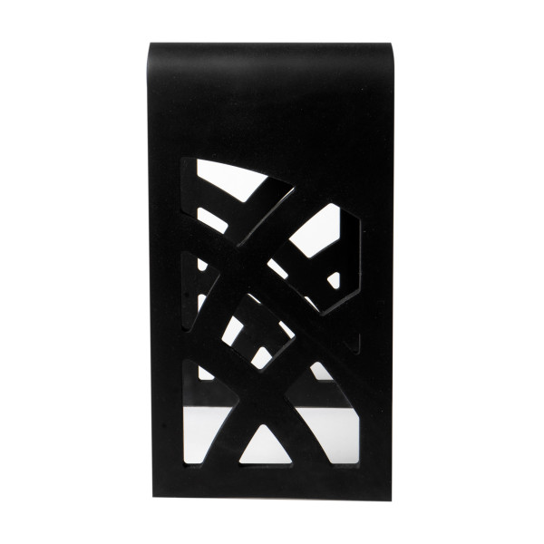 ALFI brand ABST88BM Black Matte Solid Surface Resin Bathroom / Shower Stool