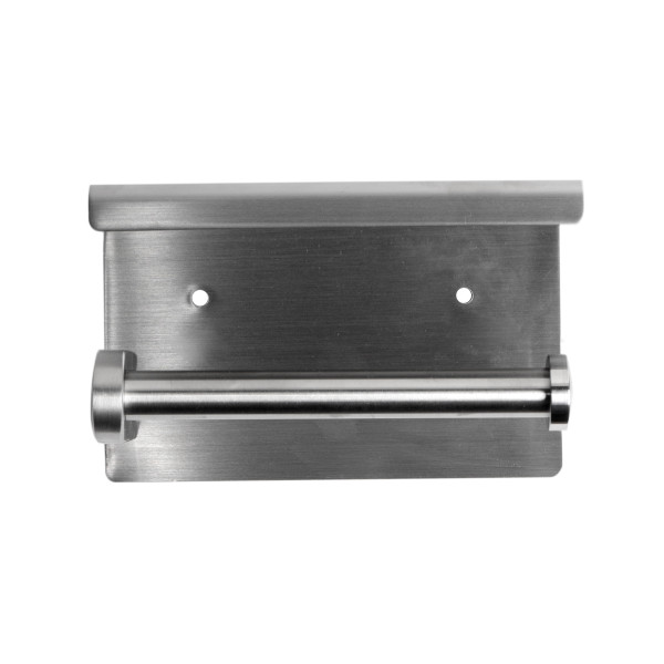 ALFI brand ABTP66-BSS Brushed Stainless Steel Toilet Paper Holder with Shelf