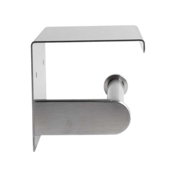 ALFI brand ABTP66-BSS Brushed Stainless Steel Toilet Paper Holder with Shelf
