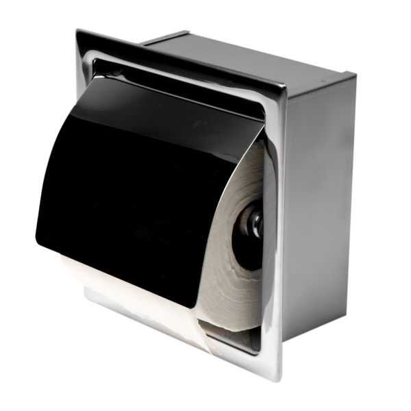ALFI brand ABTP77 Recessed Toilet Paper Holder with Cover