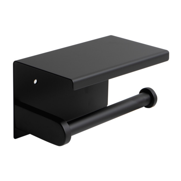 ALFI brand ABTPC66 Stainless Steel Toilet Paper Holder with Shelf