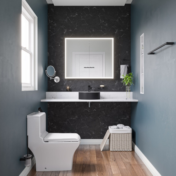 ALFI brand ABTPC77-BLA - Black Matte