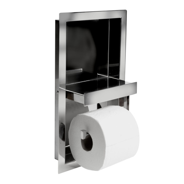 AlFI brand ABTPN88 Recessed Toilet Paper Holder Niche