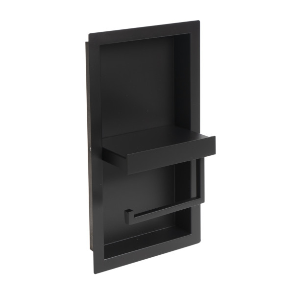 AlFI brand ABTPNC88 Recessed Toilet Paper Holder Niche
