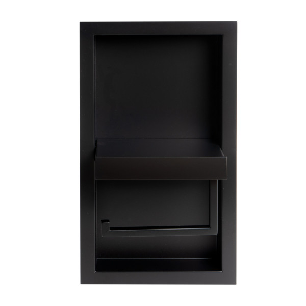 AlFI brand ABTPNC88 Recessed Toilet Paper Holder Niche