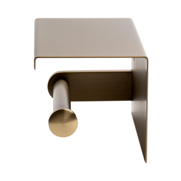 ALFI brand ABTPP66 PVD Stainless Steel Toilet Paper Holder with Shelf