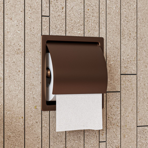 ALFI brand ABTPP77 PVD Stainless Steel Recessed Toilet Paper Holder