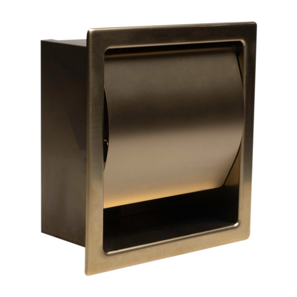 ALFI brand ABTPP77 PVD Stainless Steel Recessed Toilet Paper Holder
