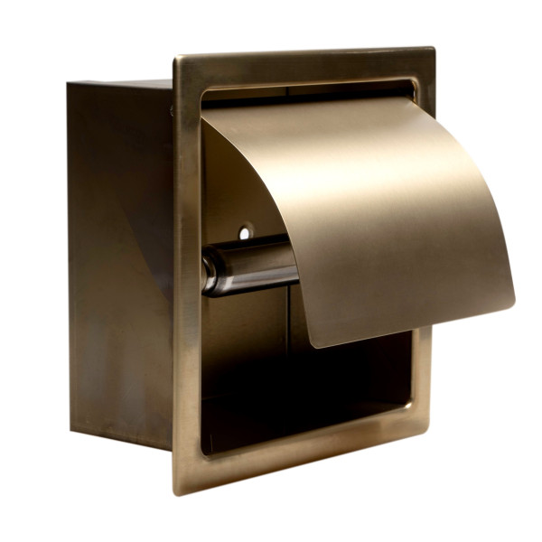 ALFI brand ABTPP77 PVD Stainless Steel Recessed Toilet Paper Holder