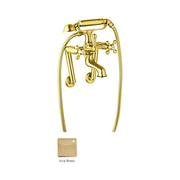 Rohl AC7X 2-Hole Exposed Tub Filler with Single Function Handshower 