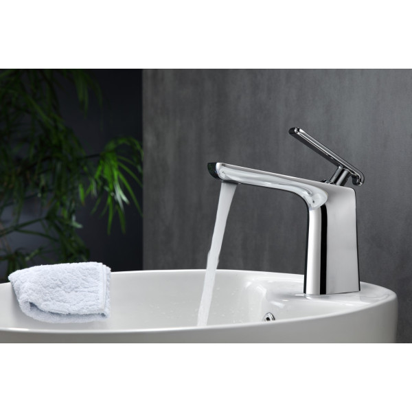KubeBath AFB1639 Aqua Adatto Single Lever Bathroom Vanity Faucet