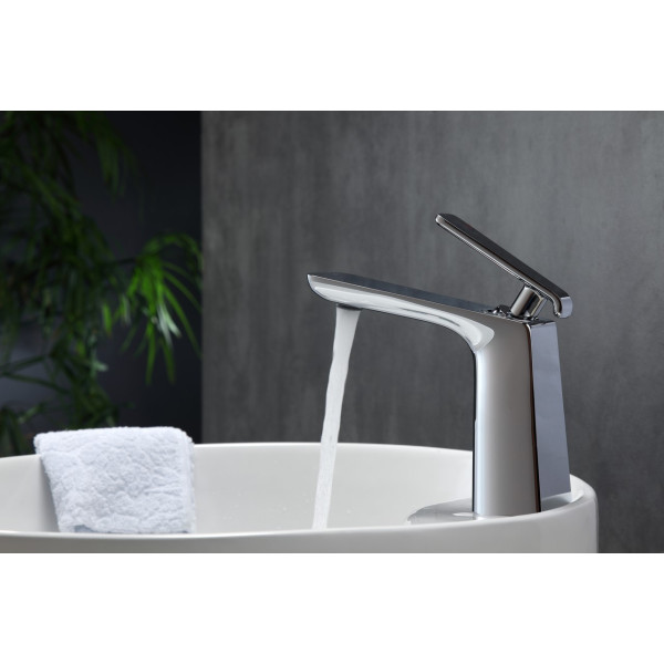 KubeBath AFB1639 Aqua Adatto Single Lever Bathroom Vanity Faucet