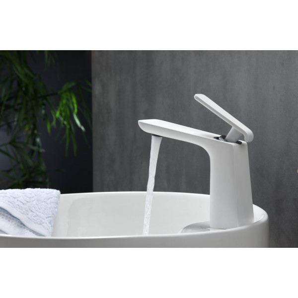 KubeBath AFB1639 Aqua Adatto Single Lever Bathroom Vanity Faucet