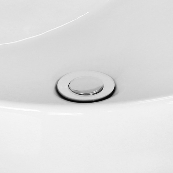 American Imagination AI-1796 2.6 Inch Brass Bathroom Sink Drain In Chrome