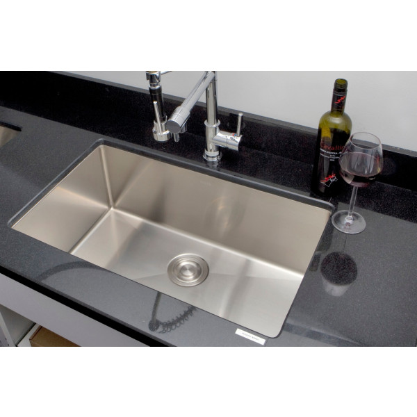 American Imagination AI-27405 Stainless Steel Kitchen Sink In Chrome