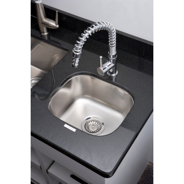 American Imagination AI-27575 18 Gauge 15 Inch Kitchen Sink In Chrome
