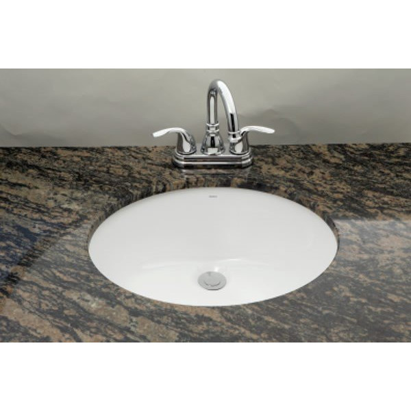 American Imagination AI-27731 19.25 Inch Oval Undermount Sink In White Color