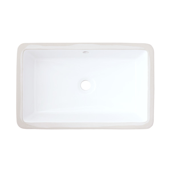 American Imagination AI-27747 21.875 Inch Rectangle Undermount Sink In White