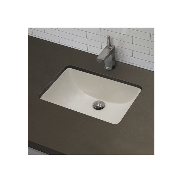 American Imagination AI-361 Inch Rectangle Undermount Sink In Biscuit Color