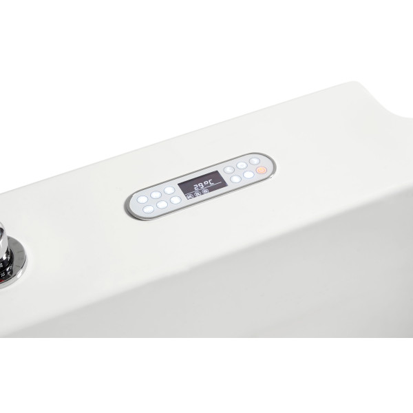 EAGO AM128ETL 6 ft Acrylic White Whirlpool Bathtub With Fixtures