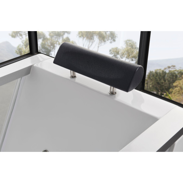 EAGO AM152ETL-5 5 ft Clear Rectangular Acrylic Whirlpool Bathtub