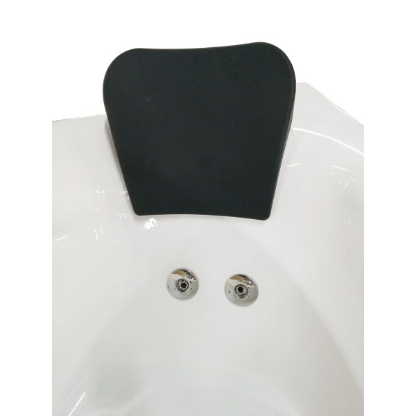 EAGO AM161-L 59" Single Person Corner White Acrylic Whirlpool Bath Tub