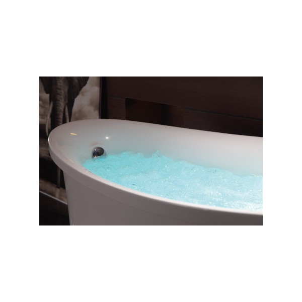 EAGO AM1800 70" White Free Standing Oval Air Bubble Bathtub