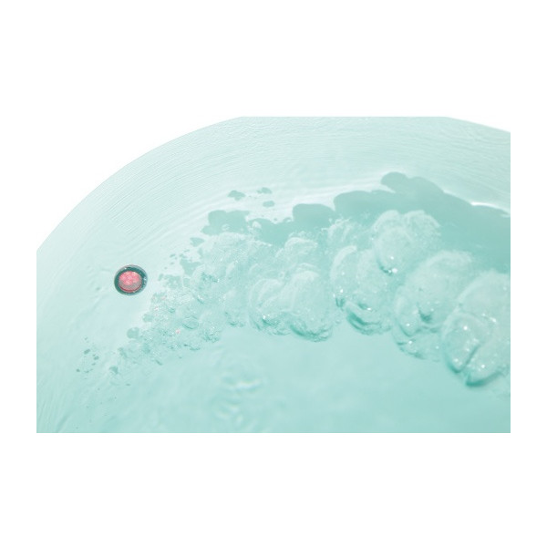 EAGO AM2130 66" Round Free Standing Acrylic Air Bubble Bathtub