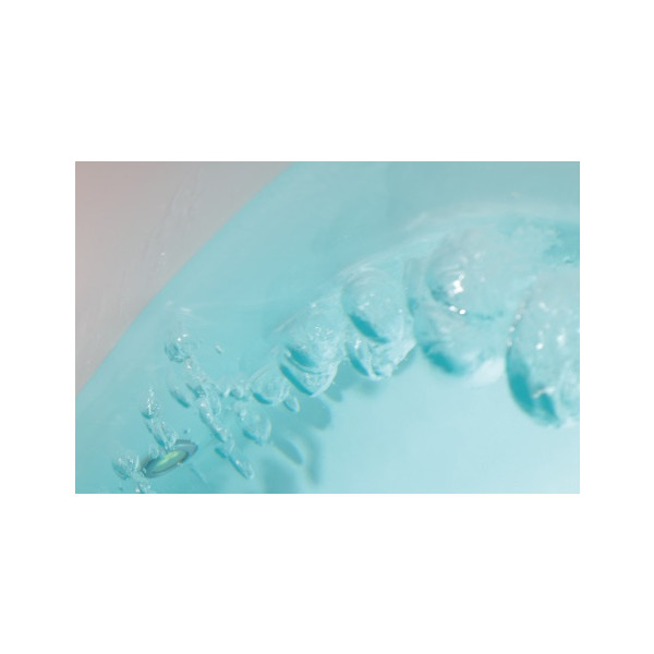 EAGO AM2140 68" White Free Standing Oval Air Bubble Bathtub