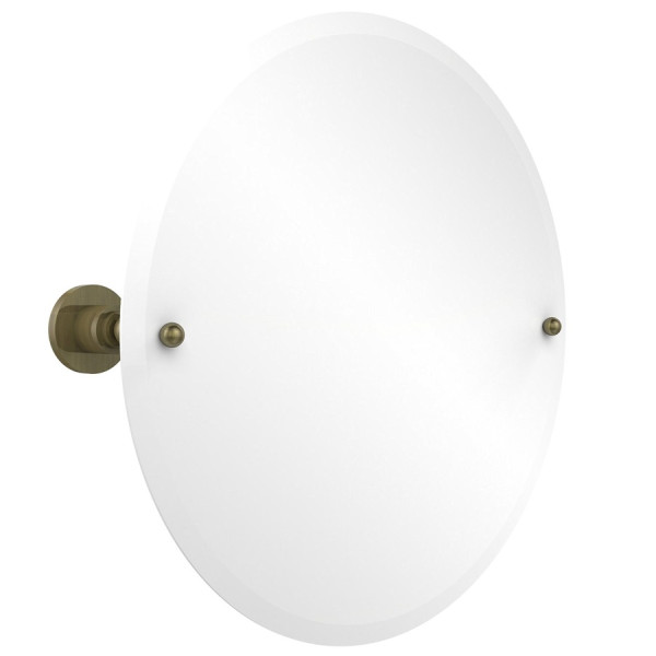 Allied Brass AP-90 22" Astor Place Round Tilt Mirror with Beveled Edge