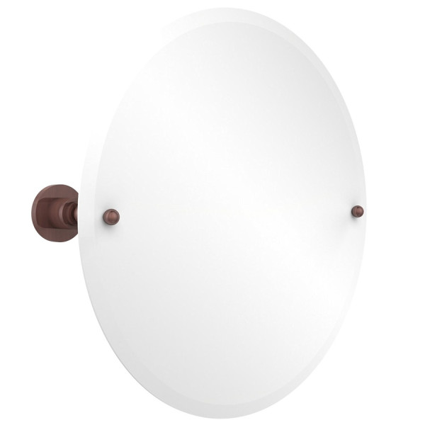 Allied Brass AP-90 22" Astor Place Round Tilt Mirror with Beveled Edge