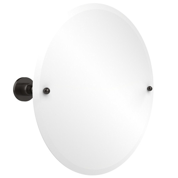 Allied Brass AP-90 22" Astor Place Round Tilt Mirror with Beveled Edge